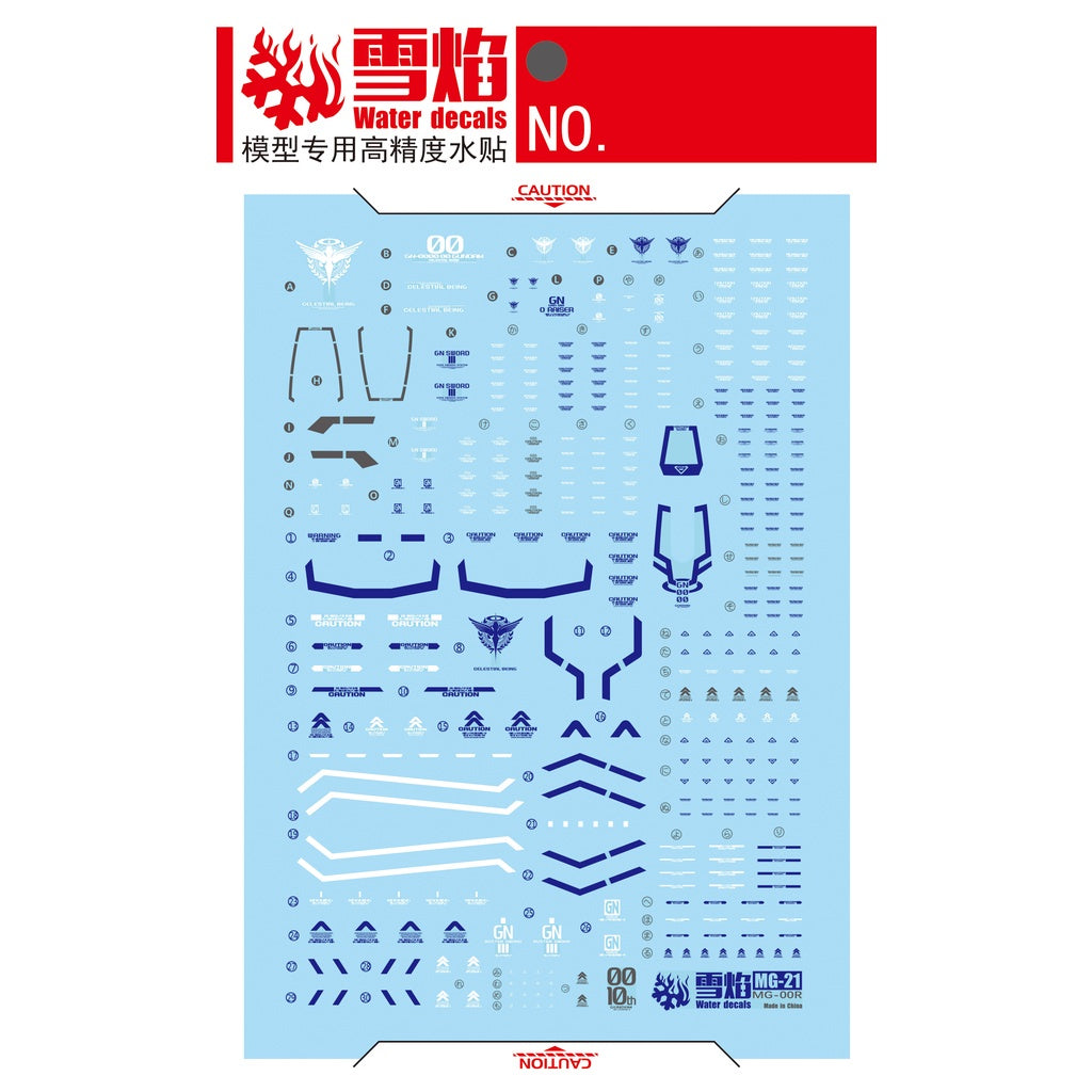 1/100 MG-21 XN Raiser Model Kit with Fluorescent Decals