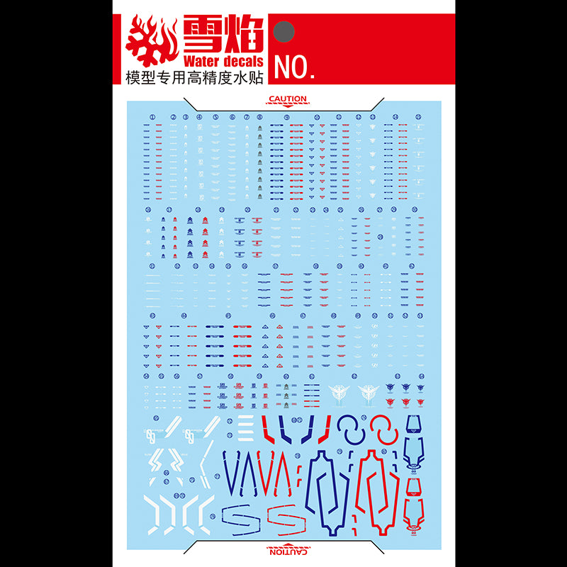 1/144 00 Raiser Trans-Am Fluorescent Waterslide Decal