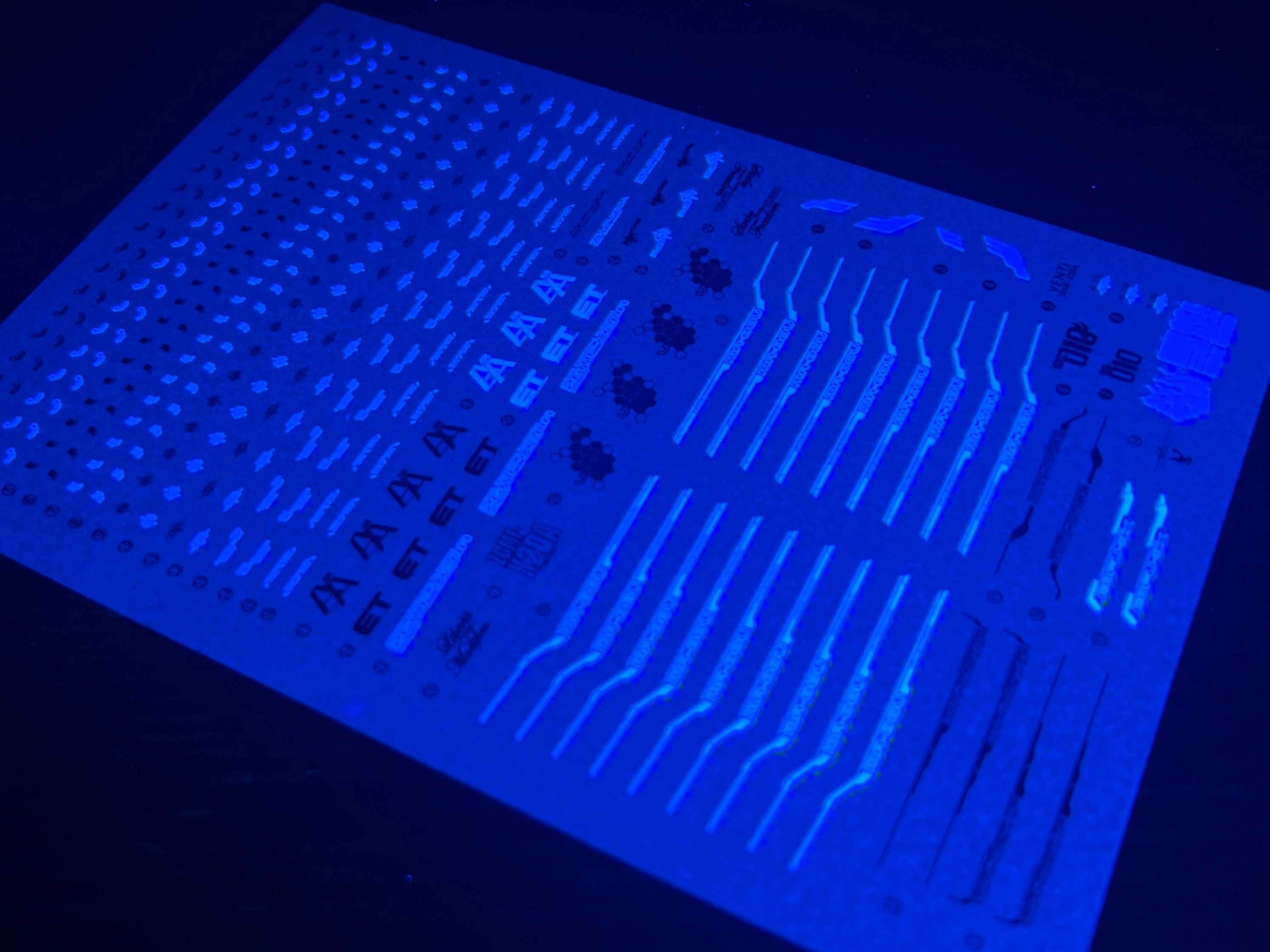 1/100 Strike Freedom Gundam Fluorescent Waterslide Decal