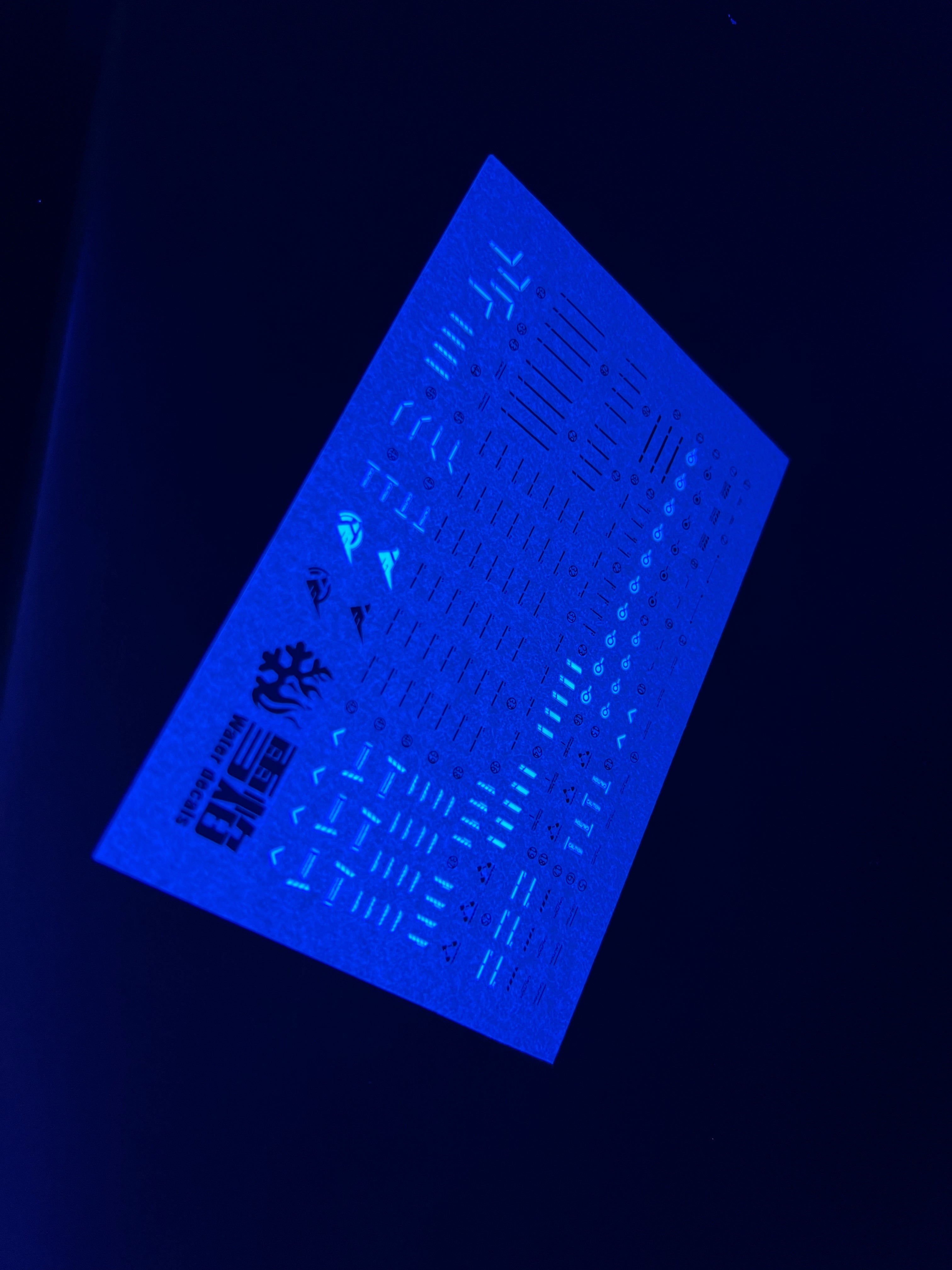 1/144 Gundam Lfrith Fluorescent Waterslide Decal HG-63