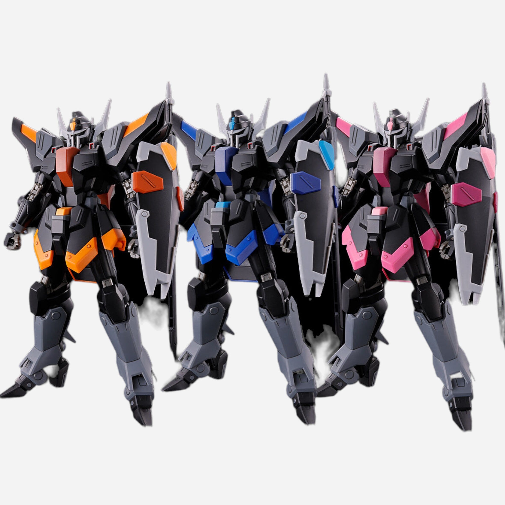 1/144 HG Black Knight Squad Model Kit - 3-Pack Set