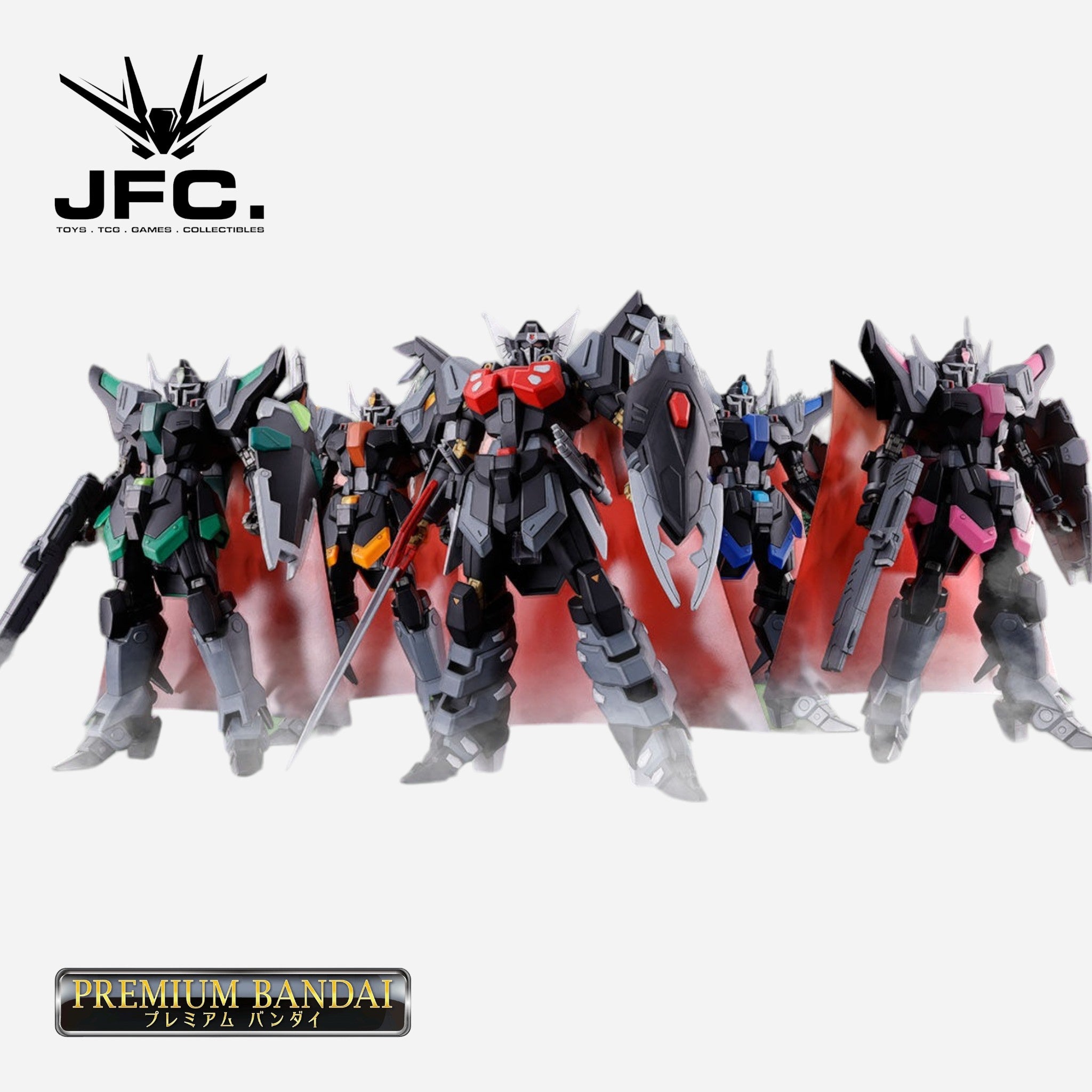 1/144 HG Black Knight Squad Model Kit - 3-Pack Set