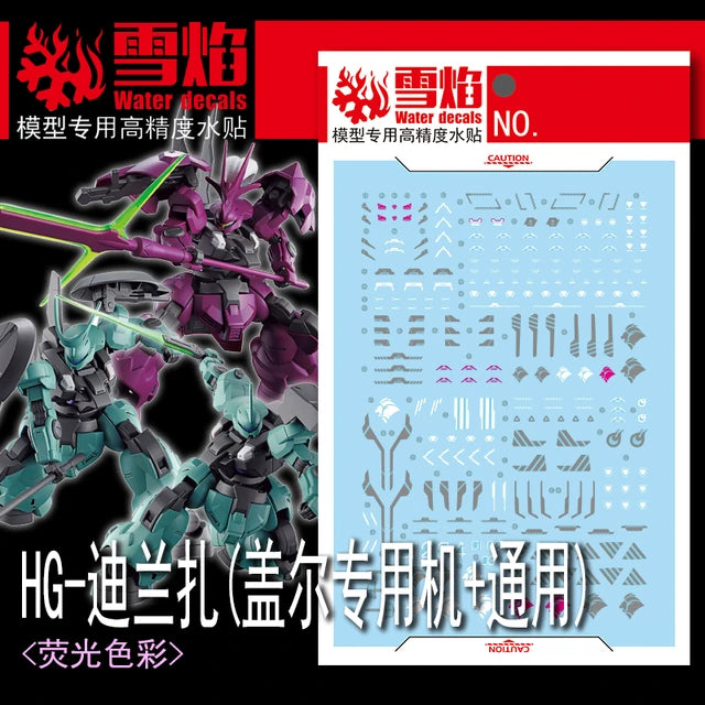 1/144 HG-66 DILANZA Model Kit with Fluorescent Decals