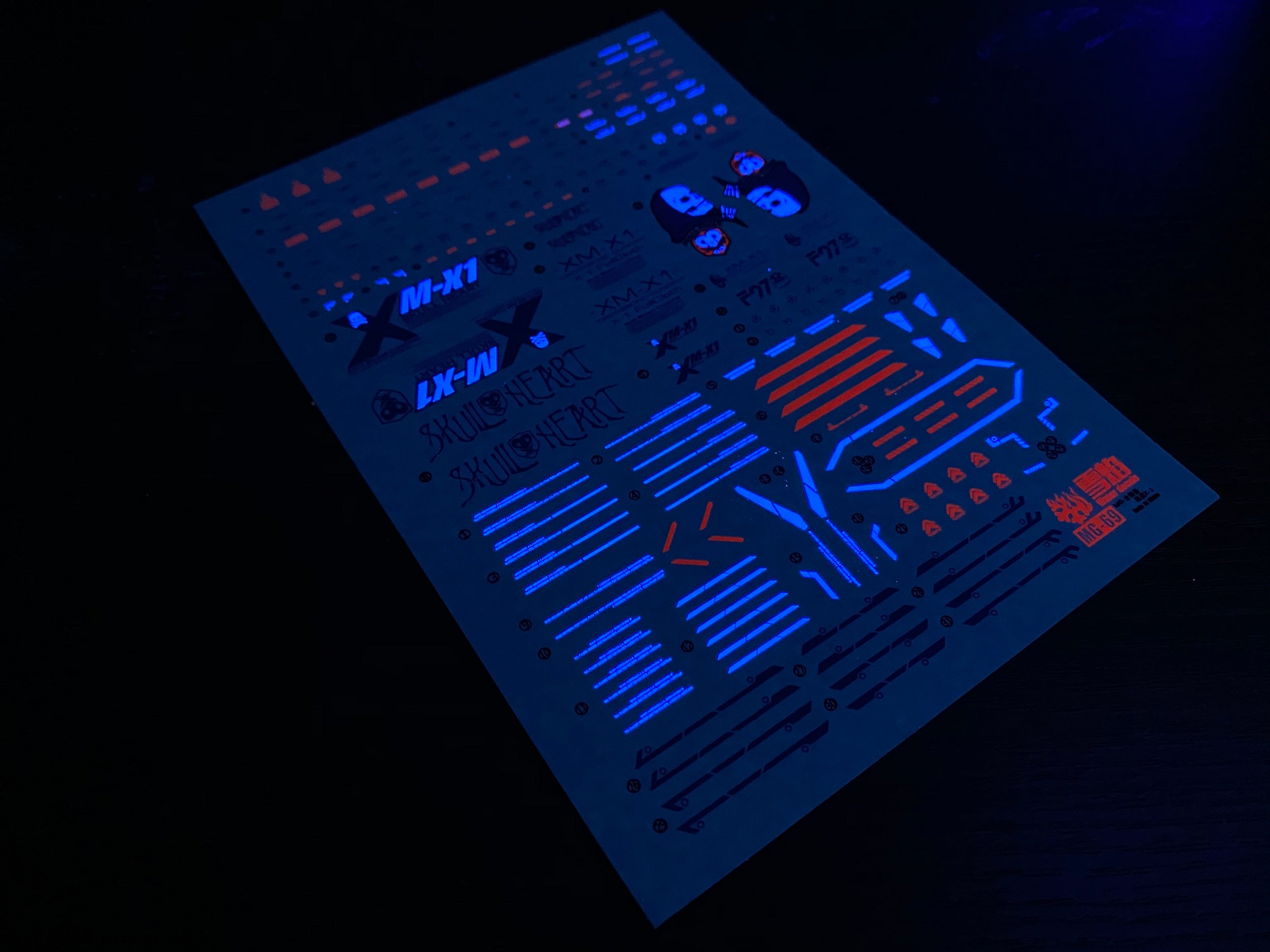 1/100 Crossbone Gundam X-1 Full Cloth Waterslide Decal
