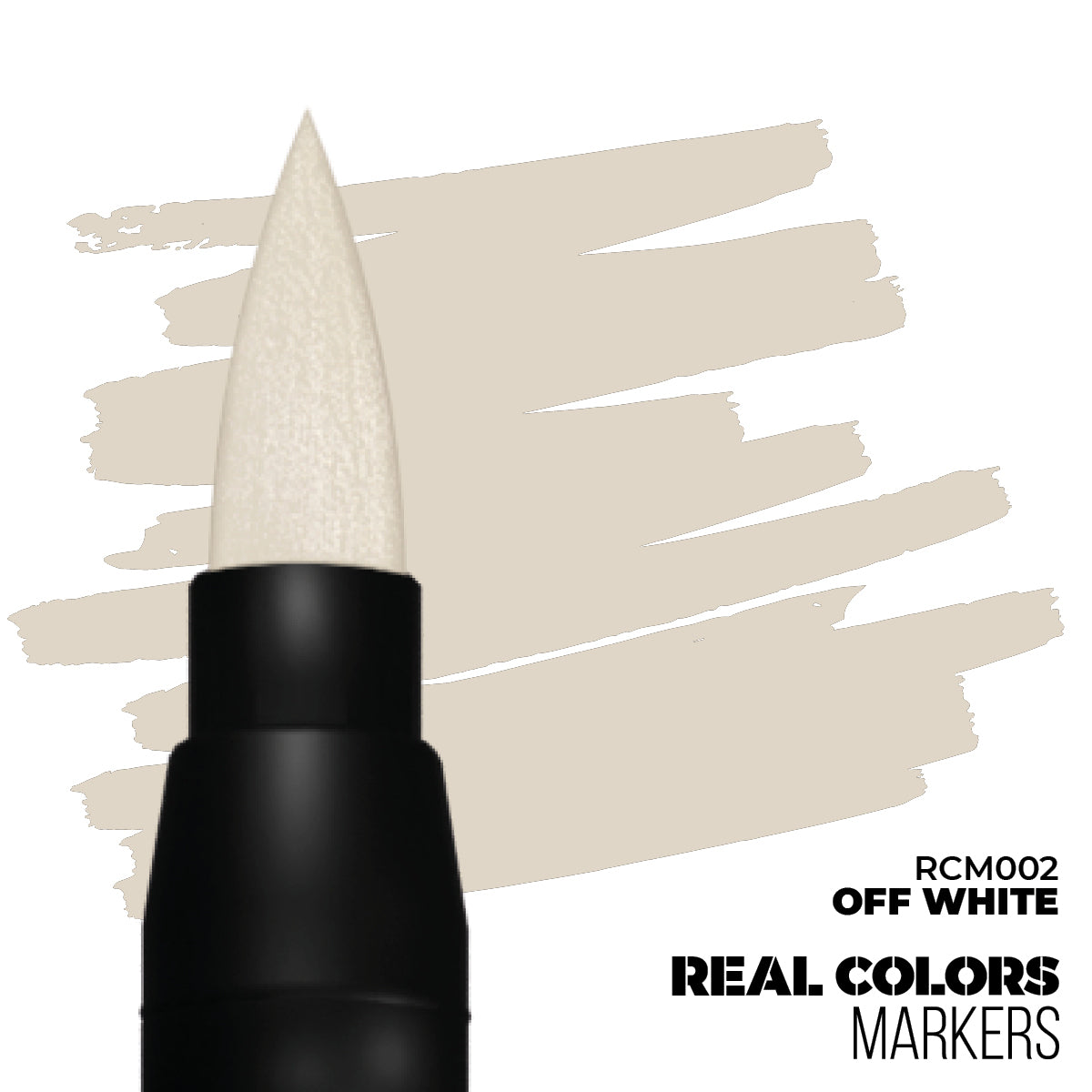 Off White RC Marker for Model Kits