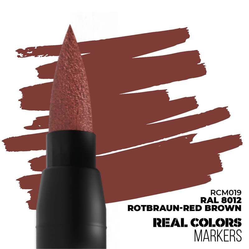 RAL 8012 Rotbraun RC Marker - Red Brown Paint Pen