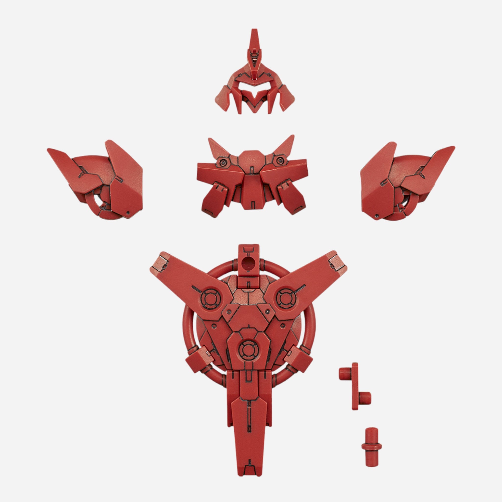 Portanova Commander Armor Kit - 30MM 1/144 Scale (Red)
