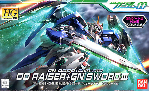 1/144 HG 00 Raiser Model Kit with GN Sword III