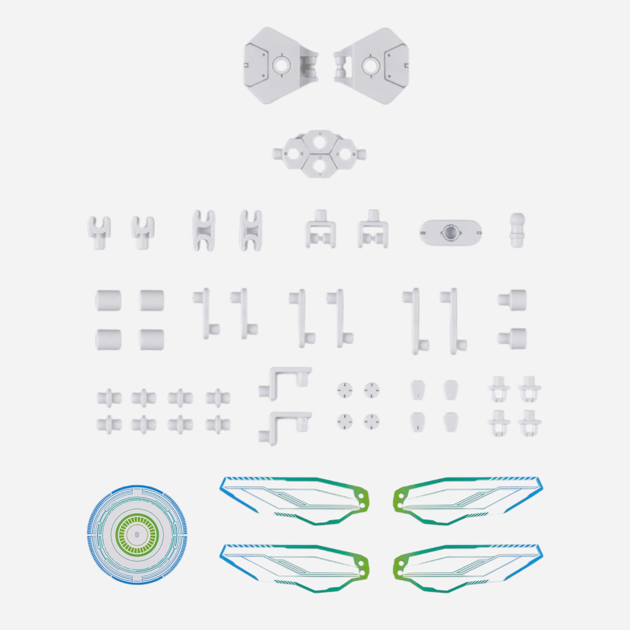 30MM Multi-Joint Cyber Effect Parts for 1/144 Scale Models