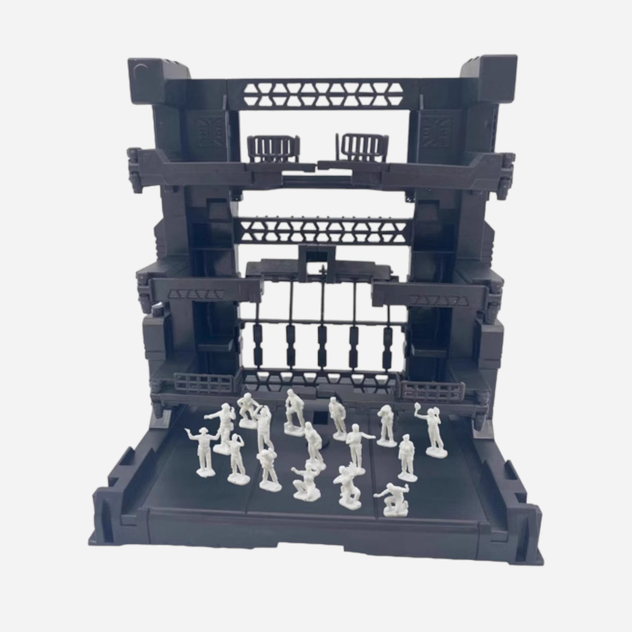 1/144 Gray Gundam MS Cage & Hangar Kit