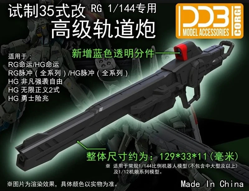 1/144 Gundam SEED Freedom Railgun Prototype Model Kit